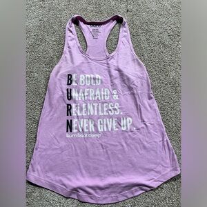 BURN muscle tank